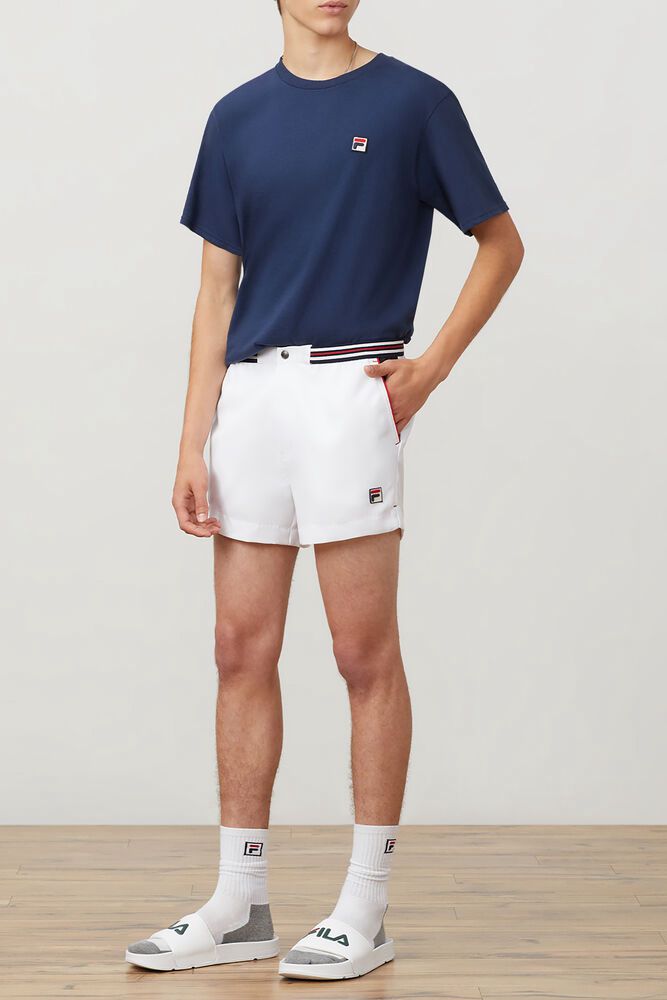 Fila High Tide 4 Shorts White - Mens - 35482YDOR